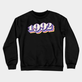 1992 Birthday Year Crewneck Sweatshirt